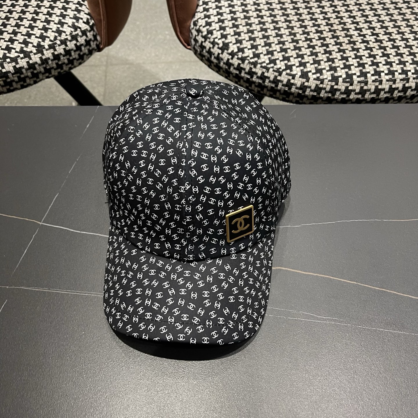 香奈儿CHANEL 新品硬顶棒球帽，小香logo经典简约，时尚休闲设计 跑量新品