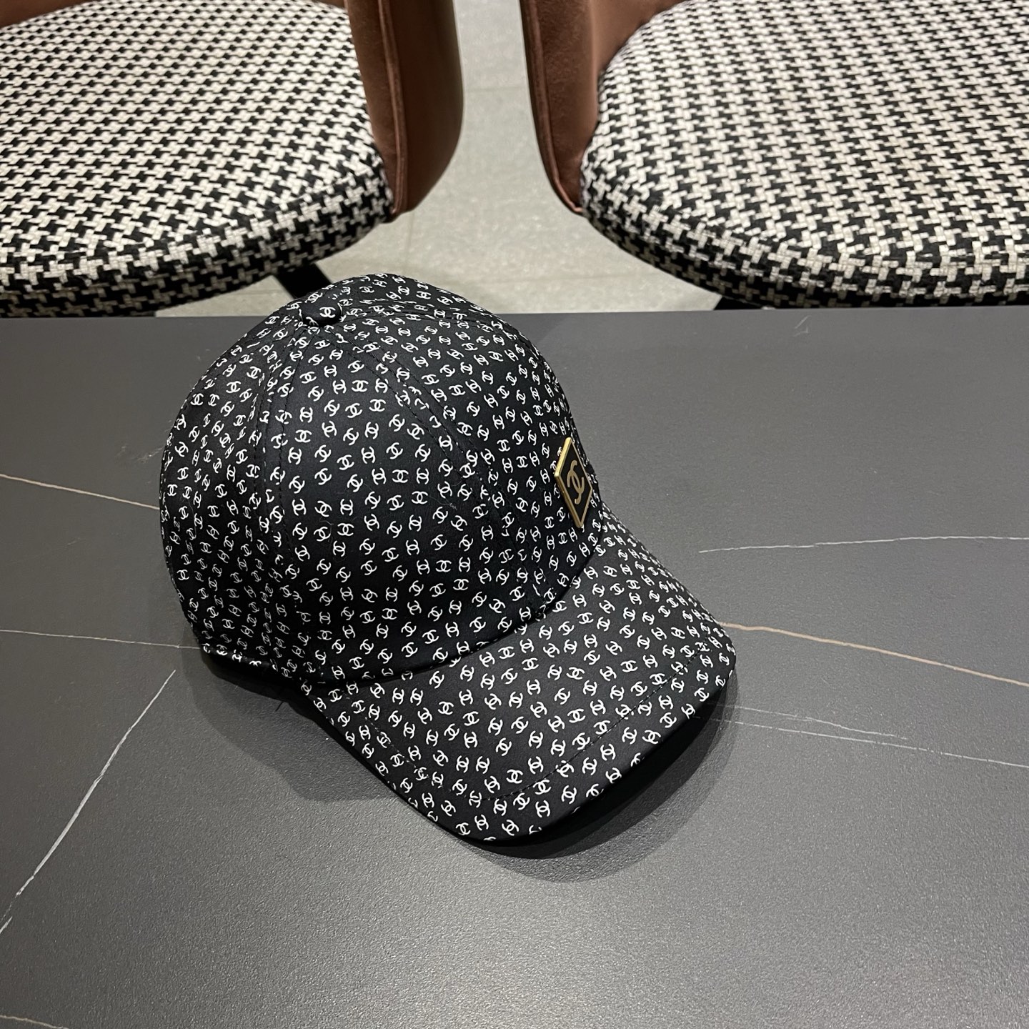 香奈儿CHANEL 新品硬顶棒球帽，小香logo经典简约，时尚休闲设计 跑量新品