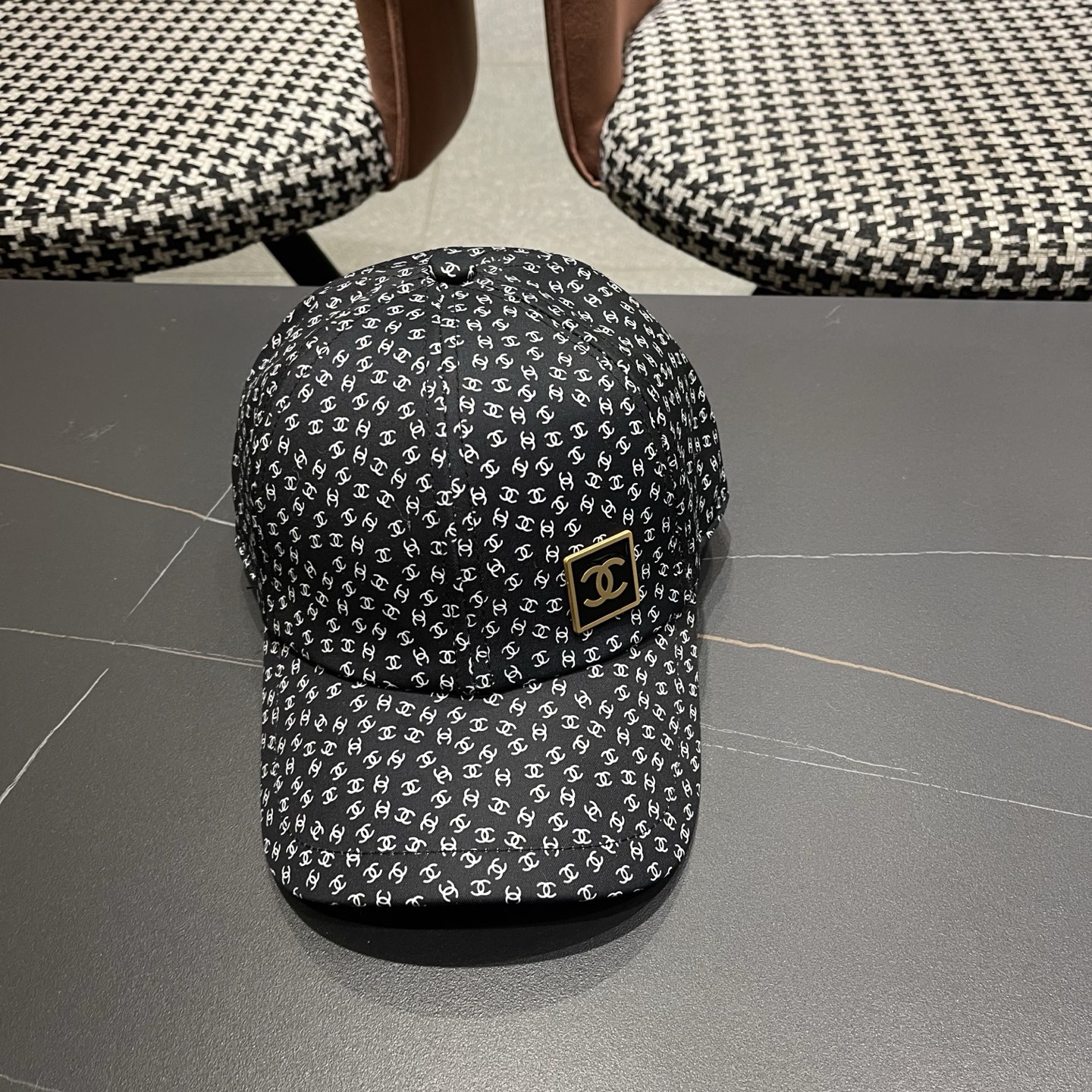 香奈儿CHANEL 新品硬顶棒球帽，小香logo经典简约，时尚休闲设计 跑量新品
