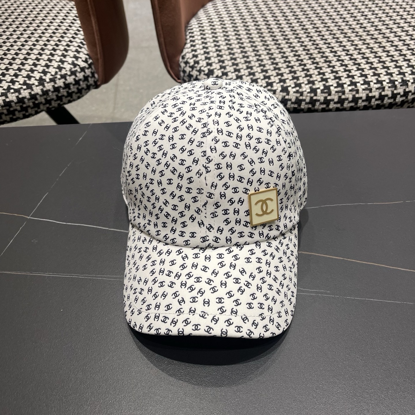 香奈儿CHANEL 新品硬顶棒球帽，小香logo经典简约，时尚休闲设计 跑量新品