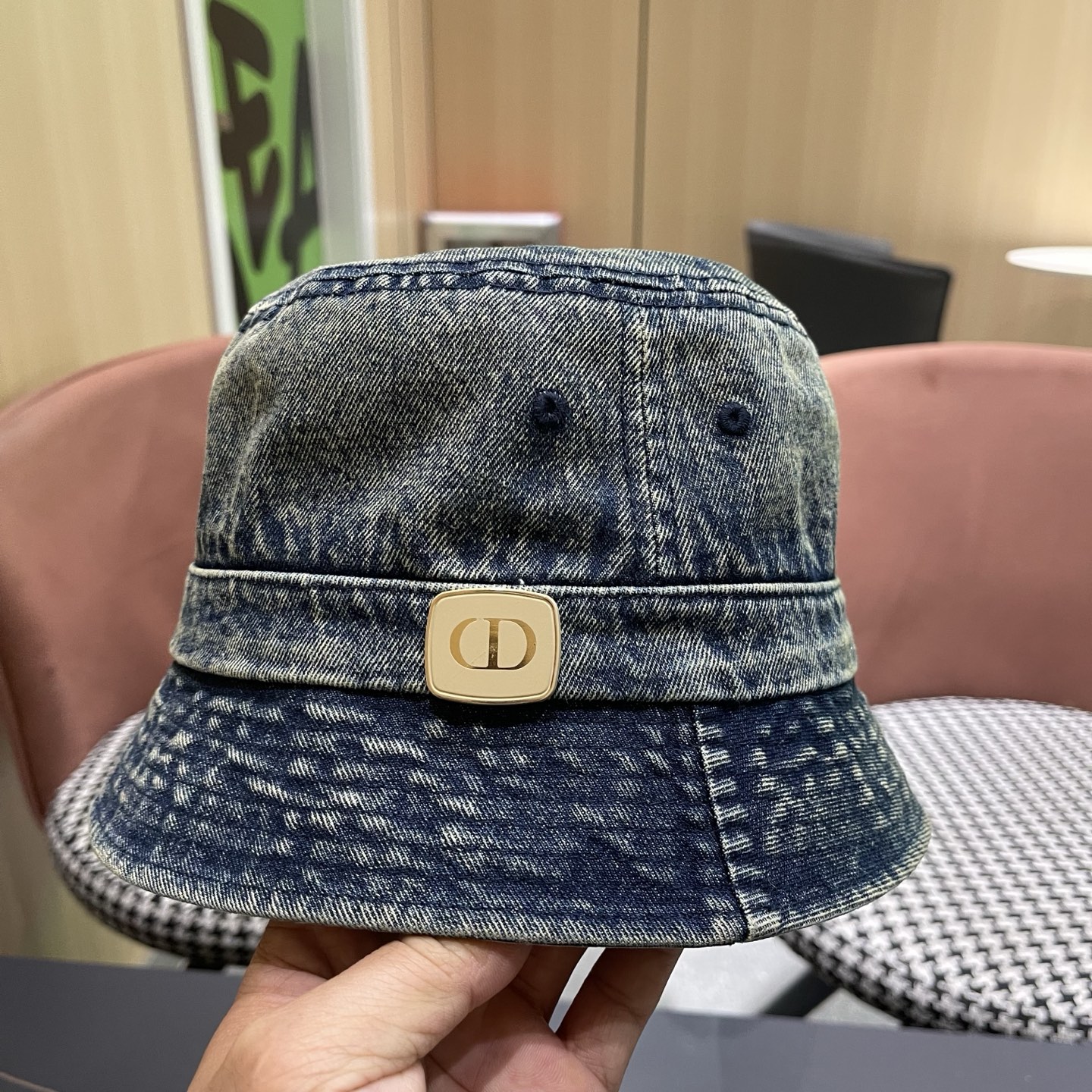 DIOR迪奥 渔夫帽男夏季防晒盆帽遮阳帽四季太阳帽户外棒球帽短檐嘻哈牛仔帽
