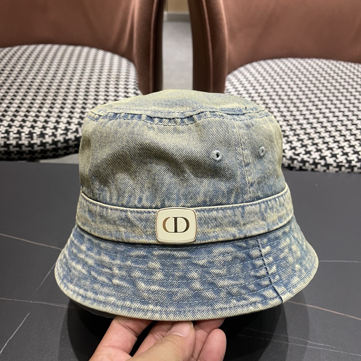 DIOR迪奥 渔夫帽男夏季防晒盆帽遮阳帽四季太阳帽户外棒球帽短檐嘻哈牛仔帽