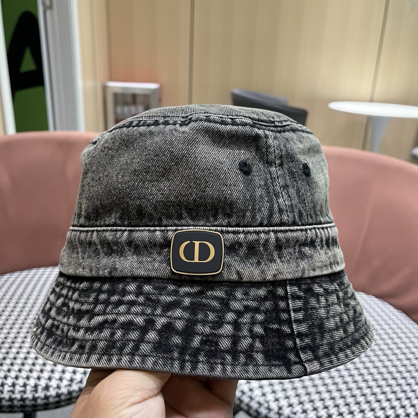 DIOR迪奥 渔夫帽男夏季防晒盆帽遮阳帽四季太阳帽户外棒球帽短檐嘻哈牛仔帽