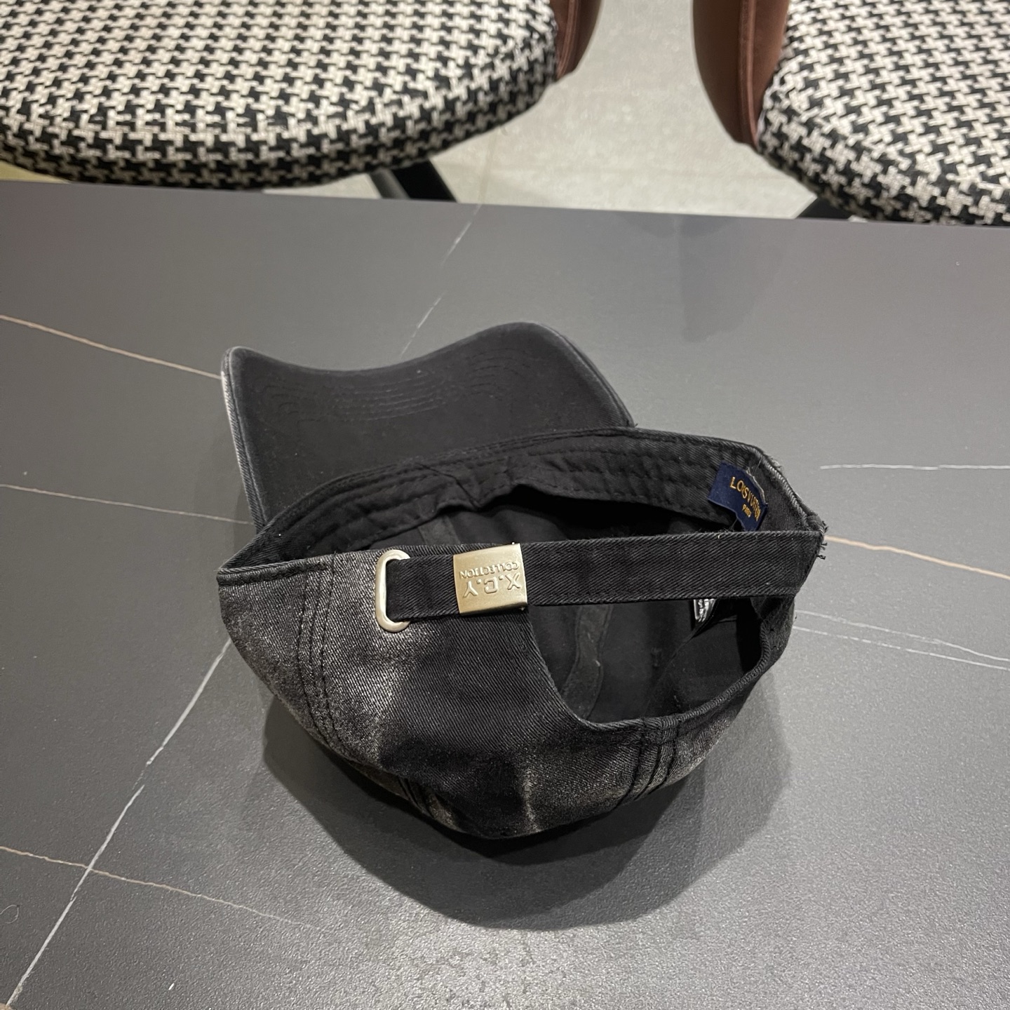 LV路易威登 水洗牛仔新款棒球帽男女韩版休闲百搭遮阳显脸小鸭舌帽