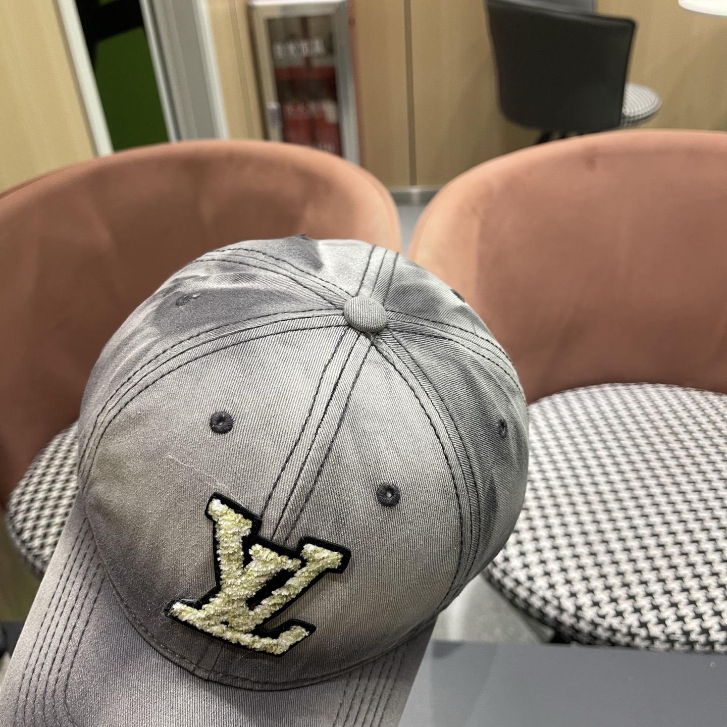 LV路易威登 水洗牛仔新款棒球帽男女韩版休闲百搭遮阳显脸小鸭舌帽