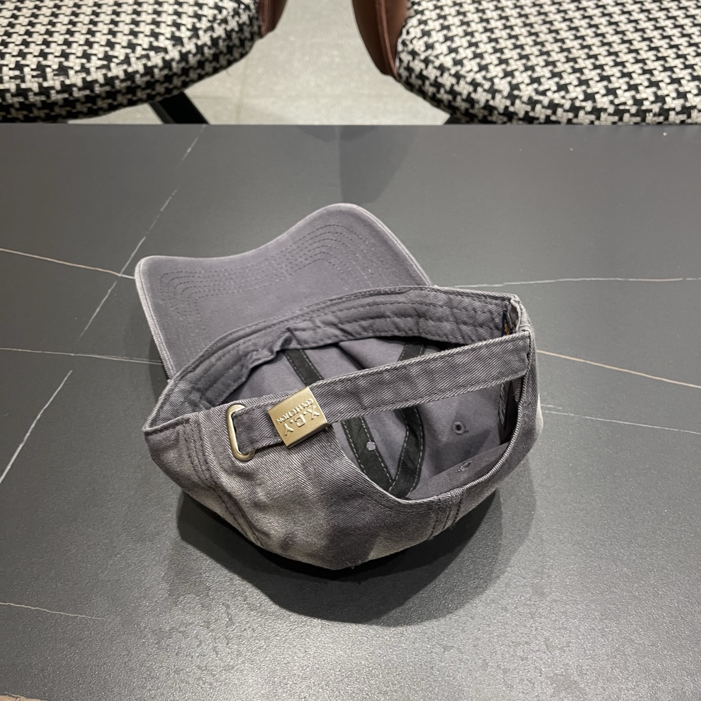 LV路易威登 水洗牛仔新款棒球帽男女韩版休闲百搭遮阳显脸小鸭舌帽