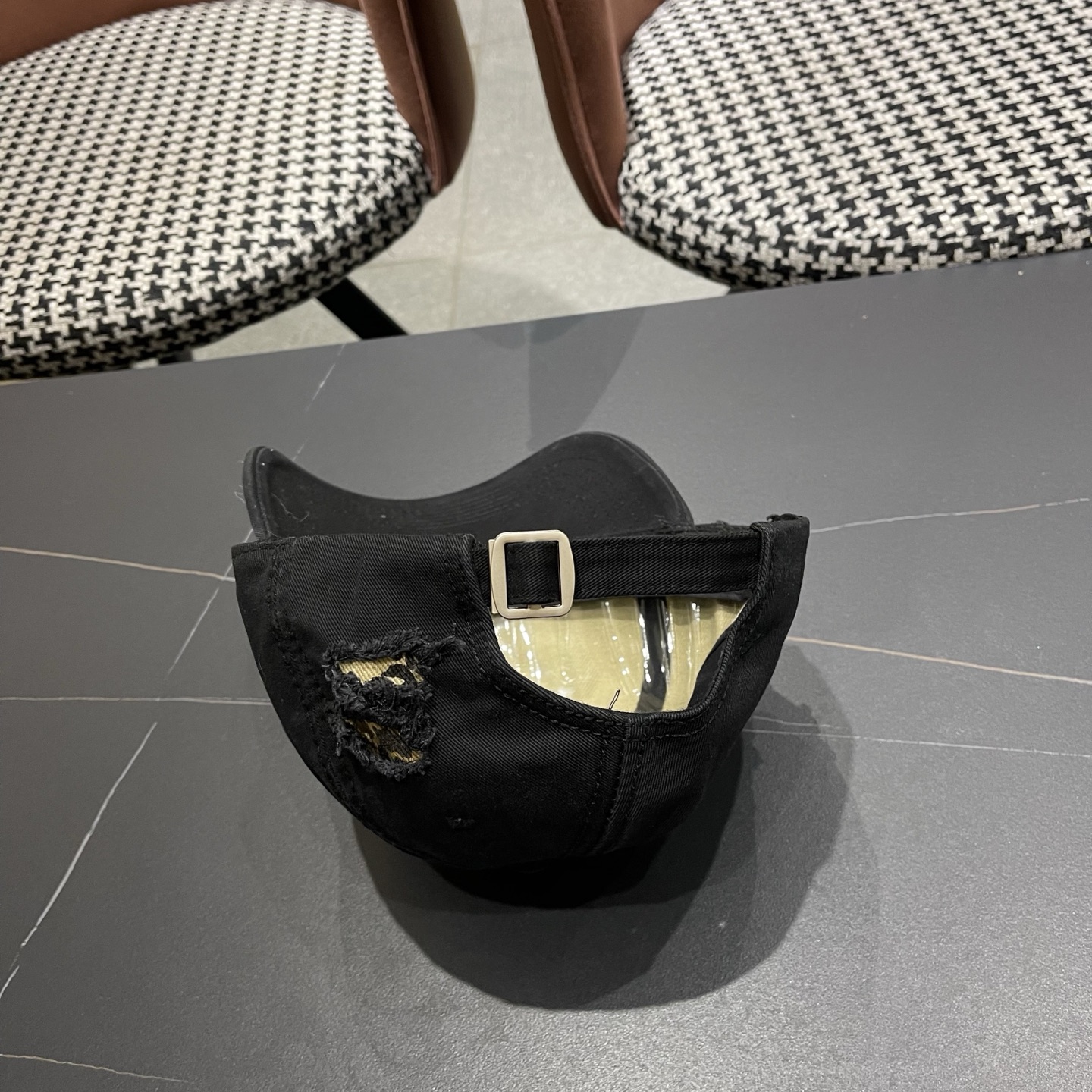 MONCLER（蒙口）大头围棒球帽男女显脸小鸭舌帽子女款加大加深宽帽檐硬顶复古潮牌