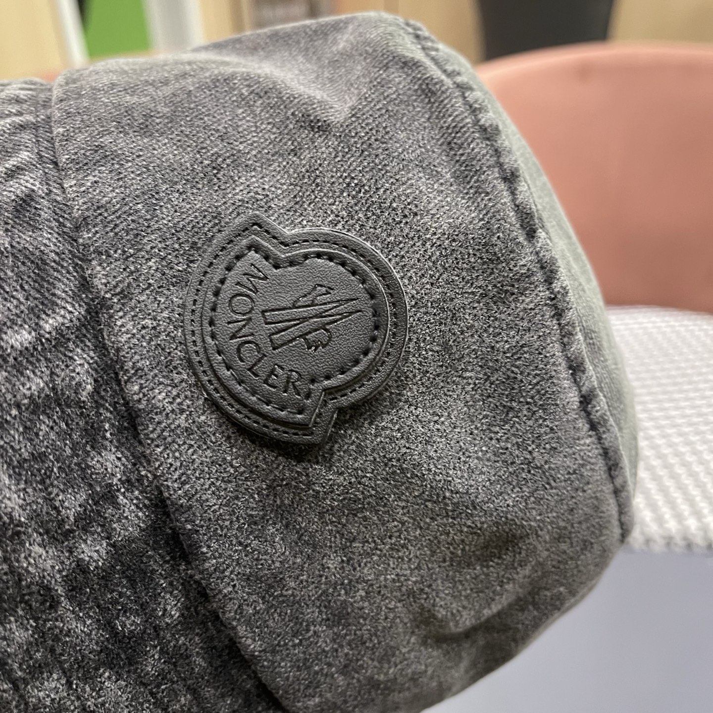 MONCLER（蒙口）港风复古水洗牛仔渔夫帽女百搭遮阳盆帽素颜显脸小男士帽子个性