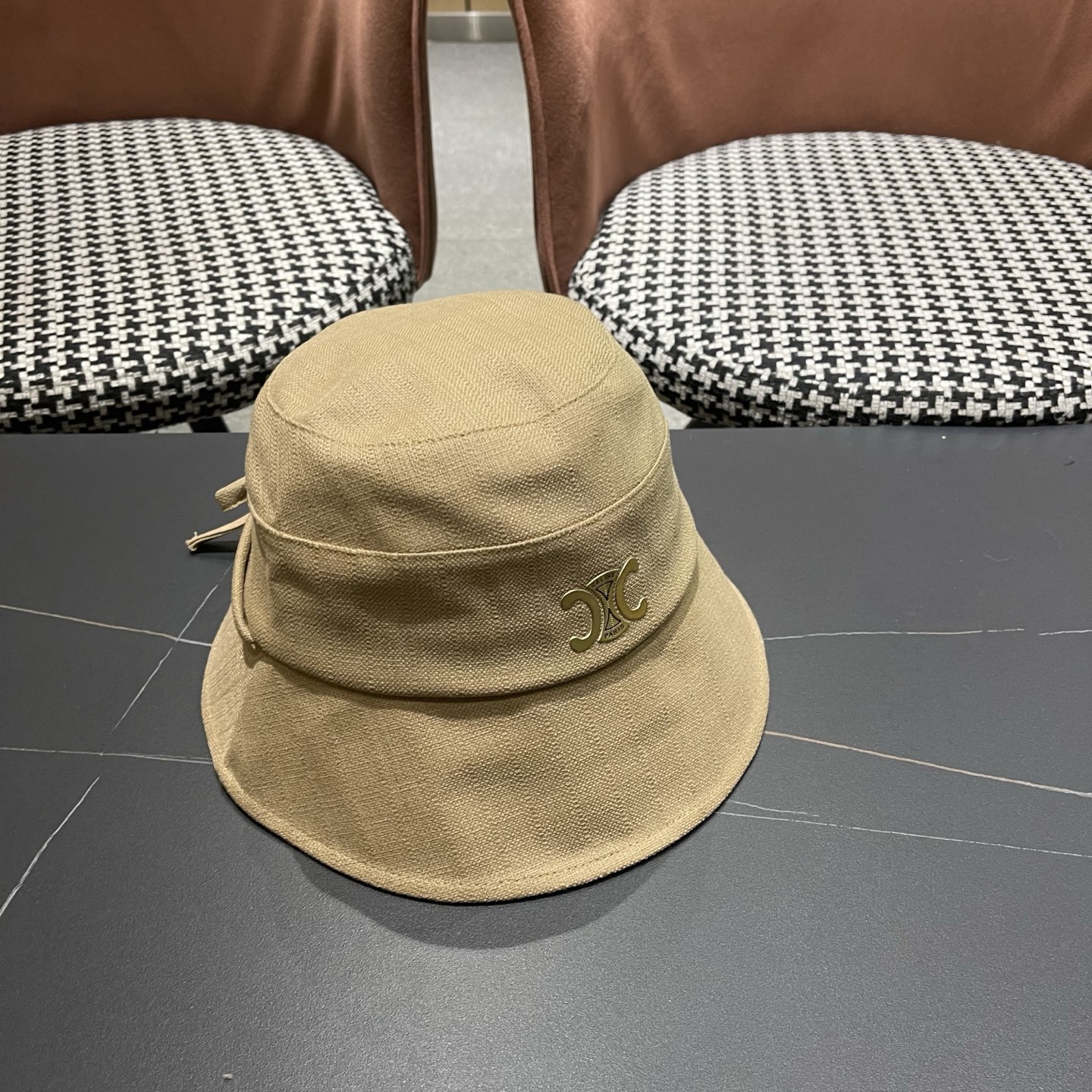 Celine 赛琳 春款网红大蝴蝶结铁丝渔夫帽日系甜美百搭显脸遮阳大帽檐盆帽