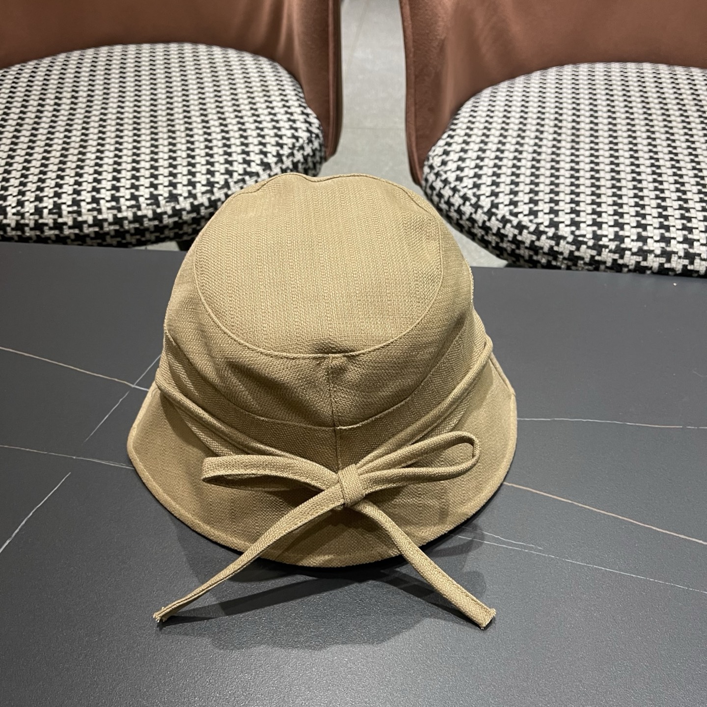 Celine 赛琳 春款网红大蝴蝶结铁丝渔夫帽日系甜美百搭显脸遮阳大帽檐盆帽