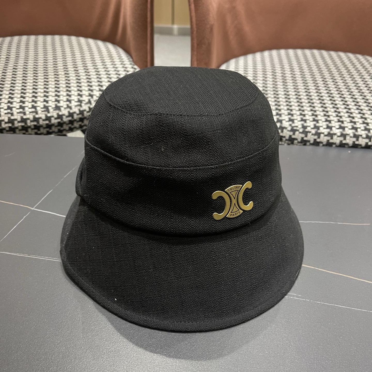 Celine 赛琳 春款网红大蝴蝶结铁丝渔夫帽日系甜美百搭显脸遮阳大帽檐盆帽