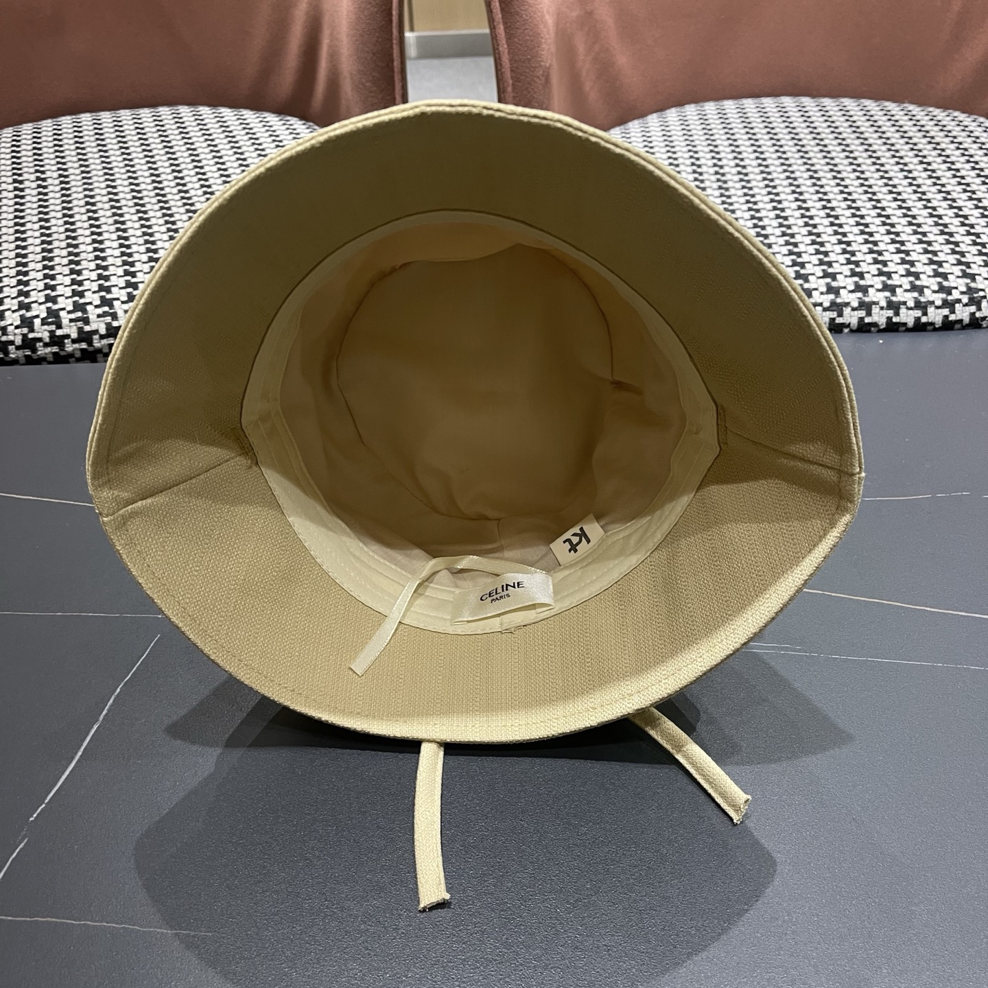 Celine 赛琳 春款网红大蝴蝶结铁丝渔夫帽日系甜美百搭显脸遮阳大帽檐盆帽