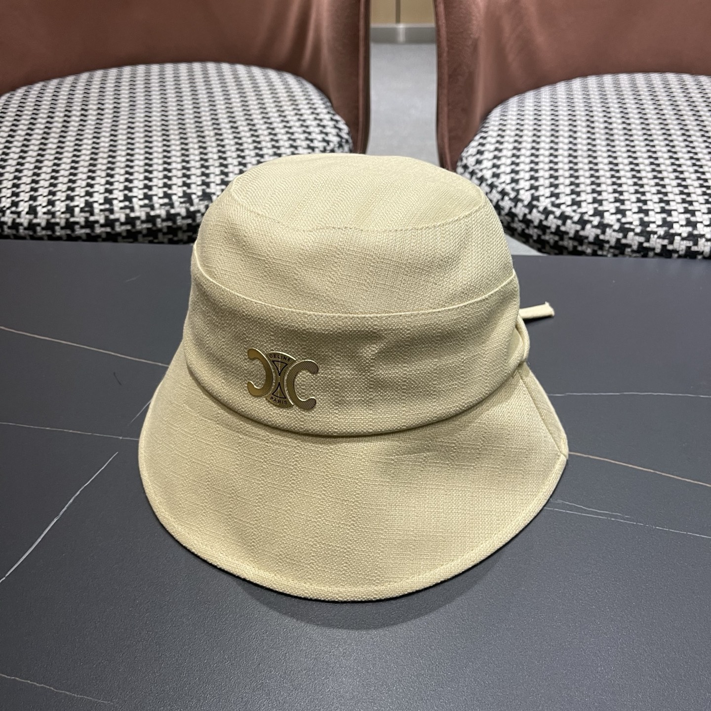 Celine 赛琳 春款网红大蝴蝶结铁丝渔夫帽日系甜美百搭显脸遮阳大帽檐盆帽