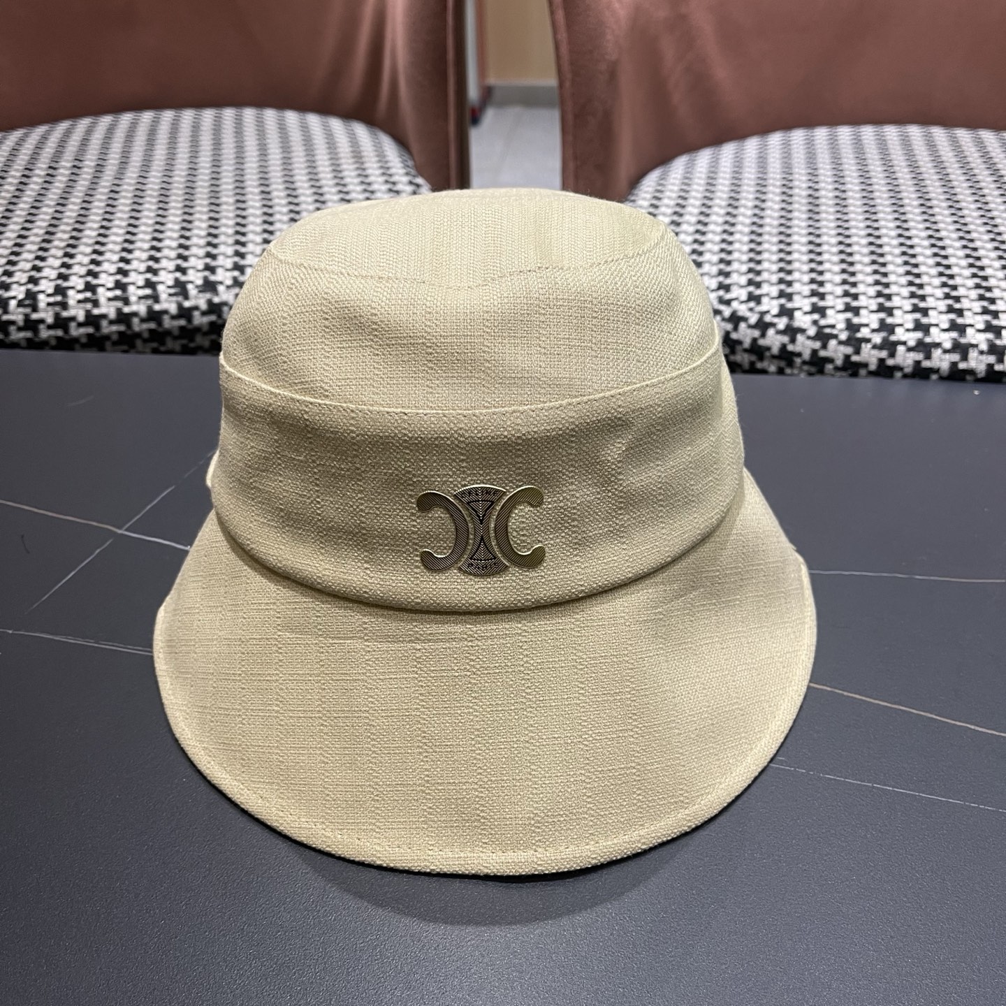 Celine 赛琳 春款网红大蝴蝶结铁丝渔夫帽日系甜美百搭显脸遮阳大帽檐盆帽