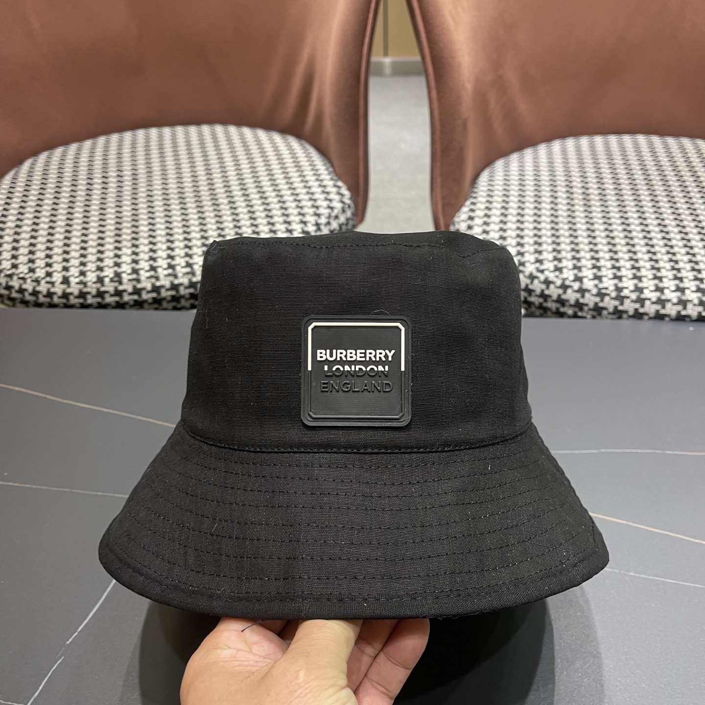 BURBERRY巴宝莉 韩版百搭潮牌夏季双面遮阳帽日系盆帽太阳防晒女