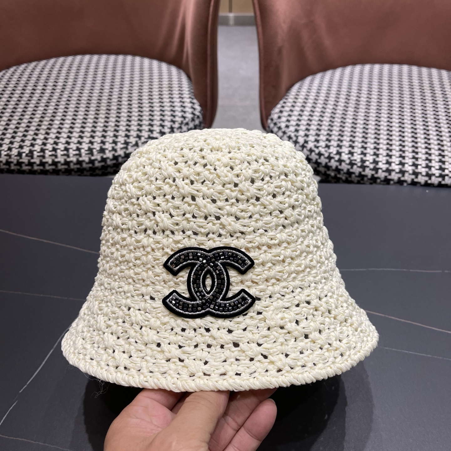 香奈儿CHANEL 春夏韩版百搭显脸小渔夫帽女时尚休闲遮阳帽盆帽潮