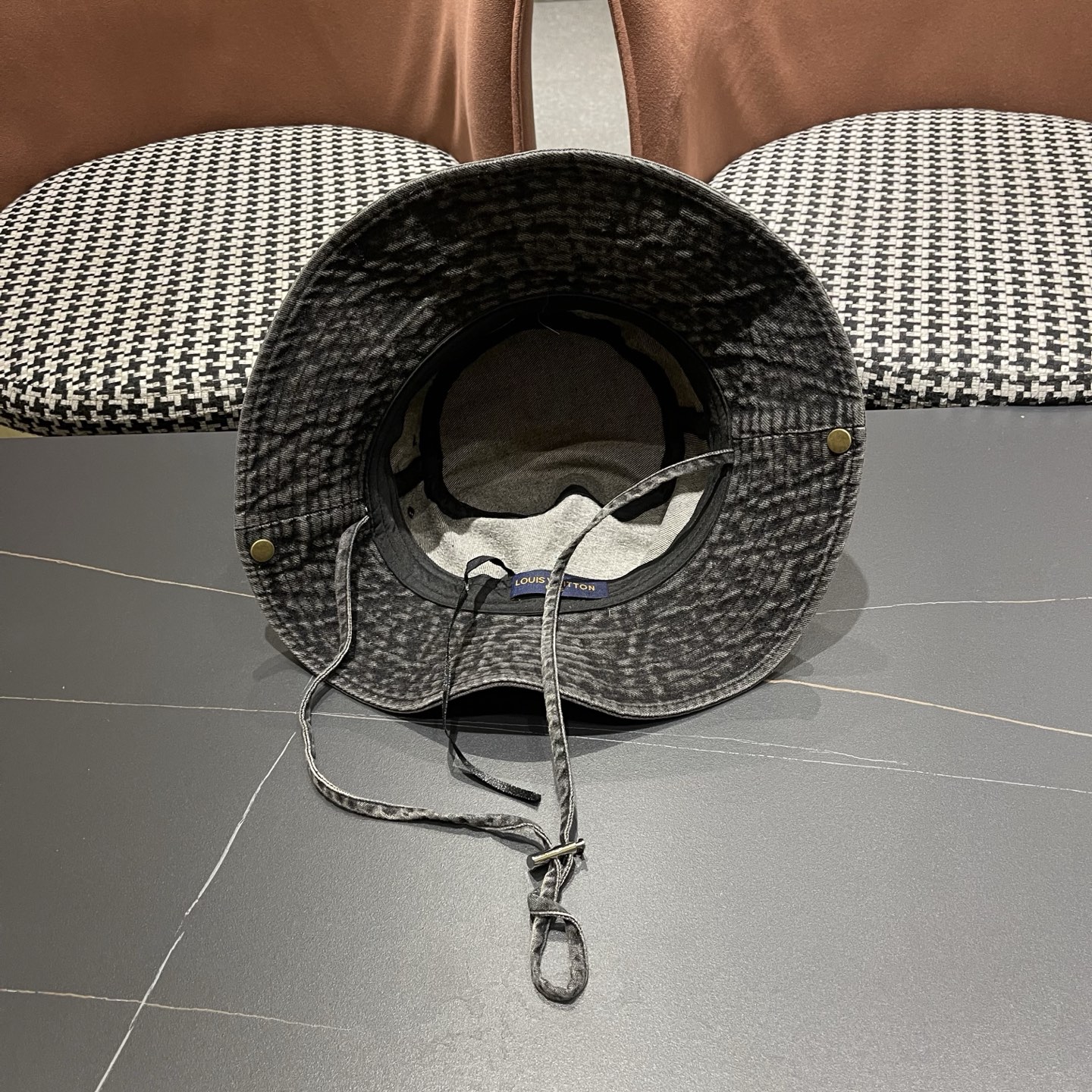 LV路易威登 牛仔渔夫帽男西部登山帽女徒步防晒帽男生夏季户外遮阳帽男款新款