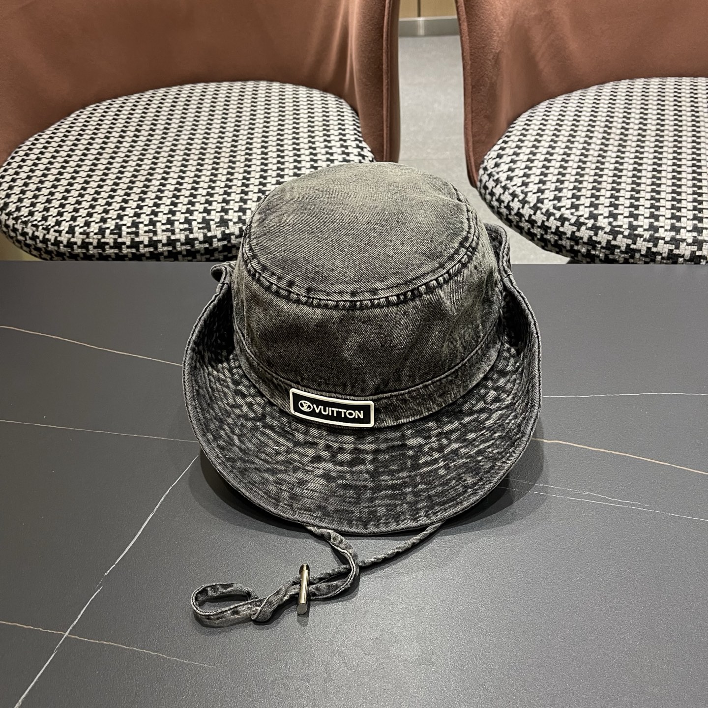 LV路易威登 牛仔渔夫帽男西部登山帽女徒步防晒帽男生夏季户外遮阳帽男款新款