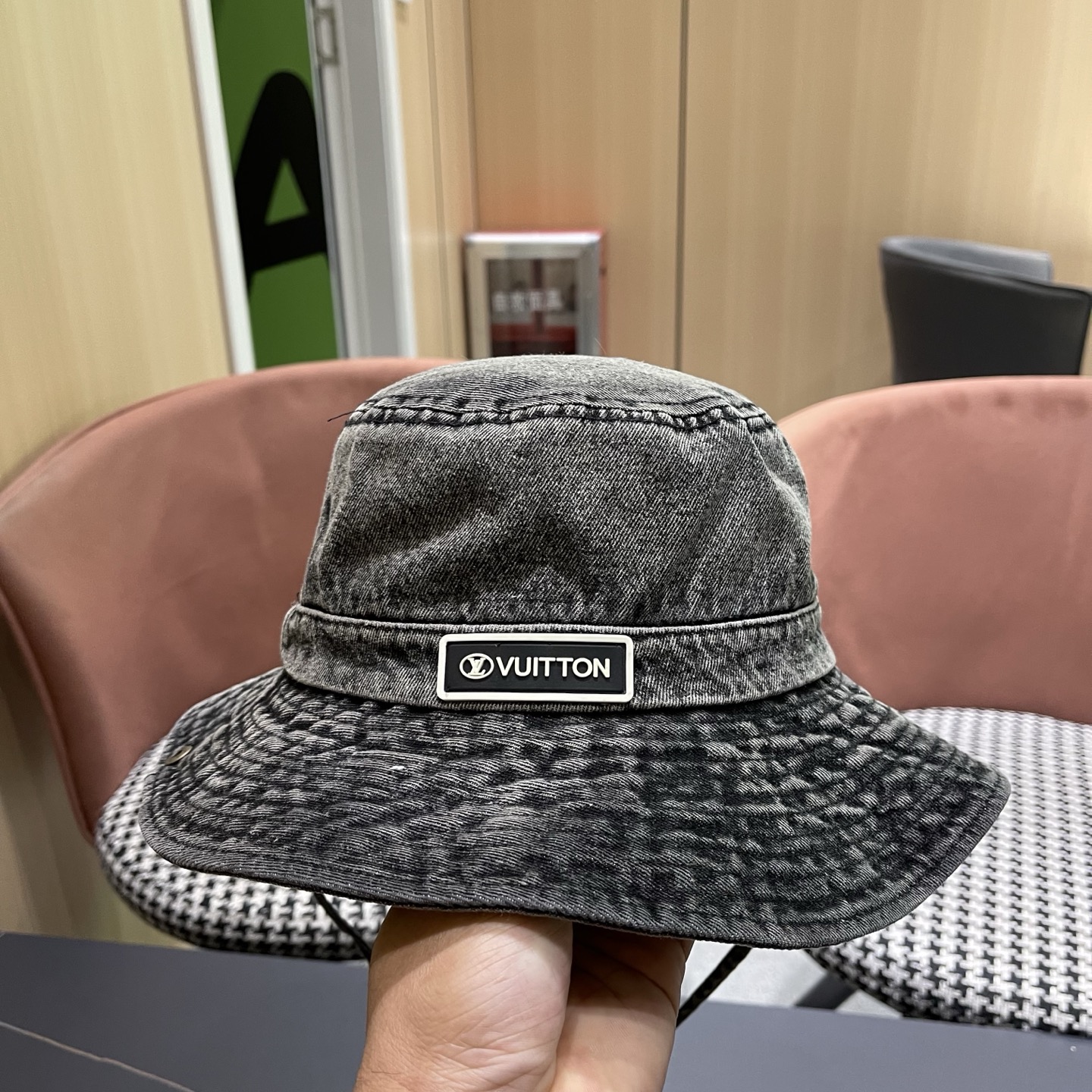 LV路易威登 牛仔渔夫帽男西部登山帽女徒步防晒帽男生夏季户外遮阳帽男款新款