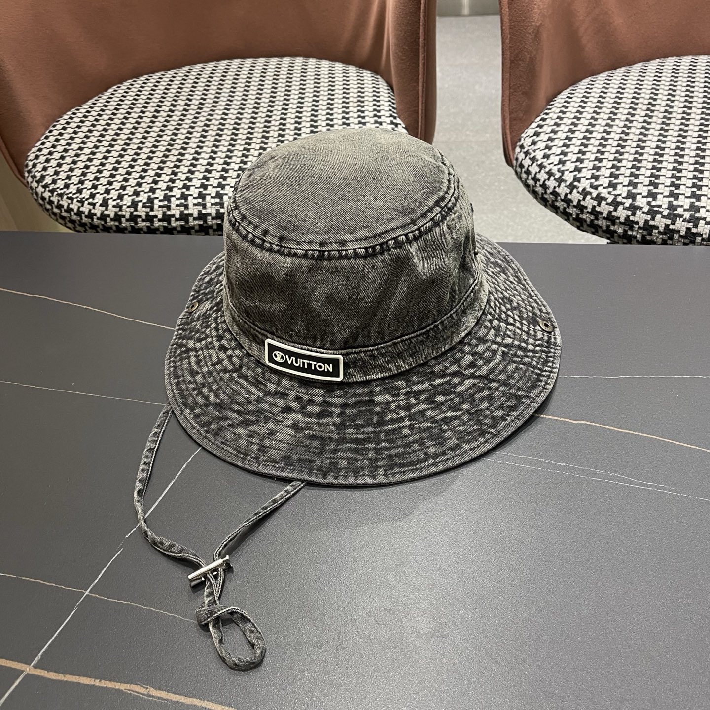 LV路易威登 牛仔渔夫帽男西部登山帽女徒步防晒帽男生夏季户外遮阳帽男款新款