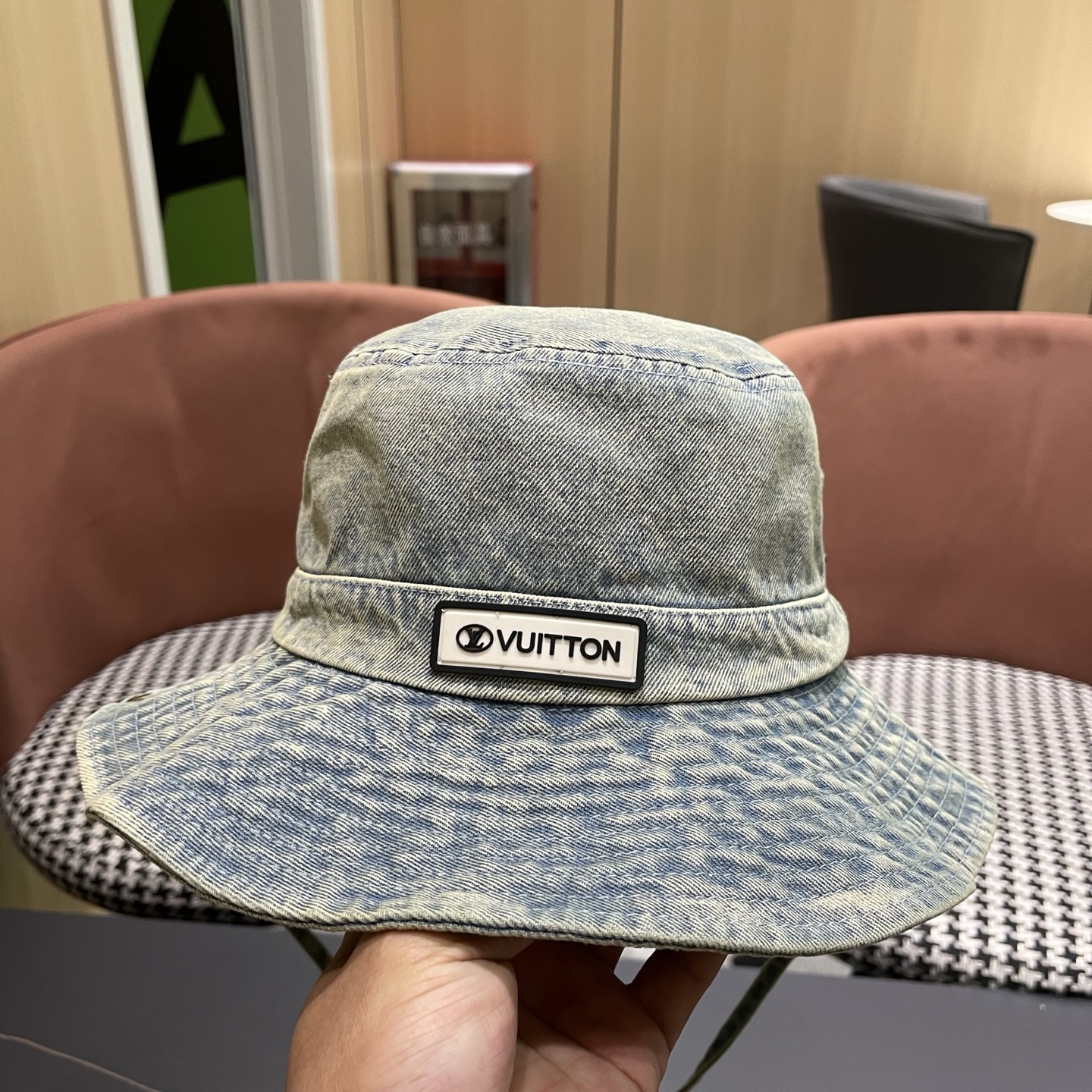 LV路易威登 牛仔渔夫帽男西部登山帽女徒步防晒帽男生夏季户外遮阳帽男款新款