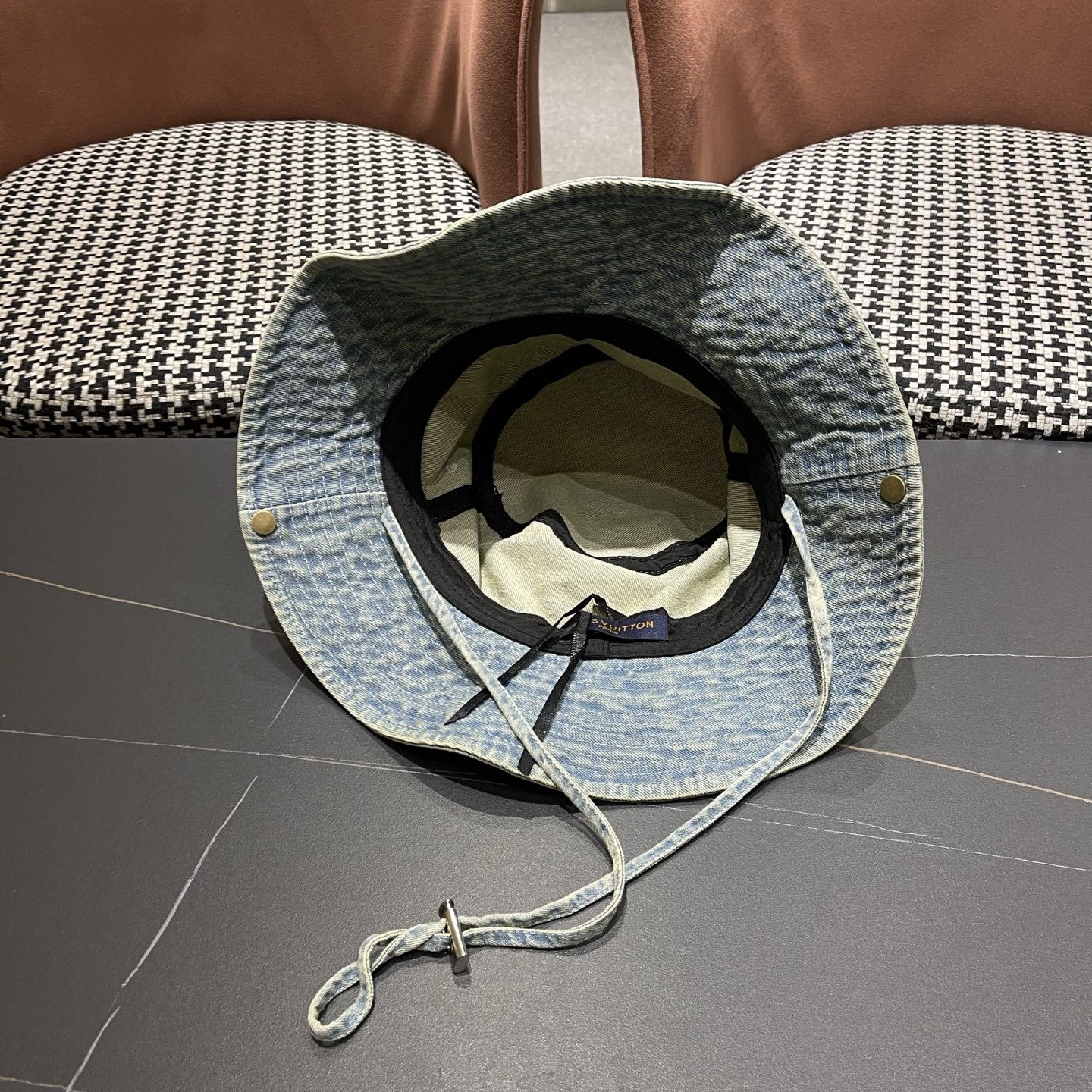 LV路易威登 牛仔渔夫帽男西部登山帽女徒步防晒帽男生夏季户外遮阳帽男款新款