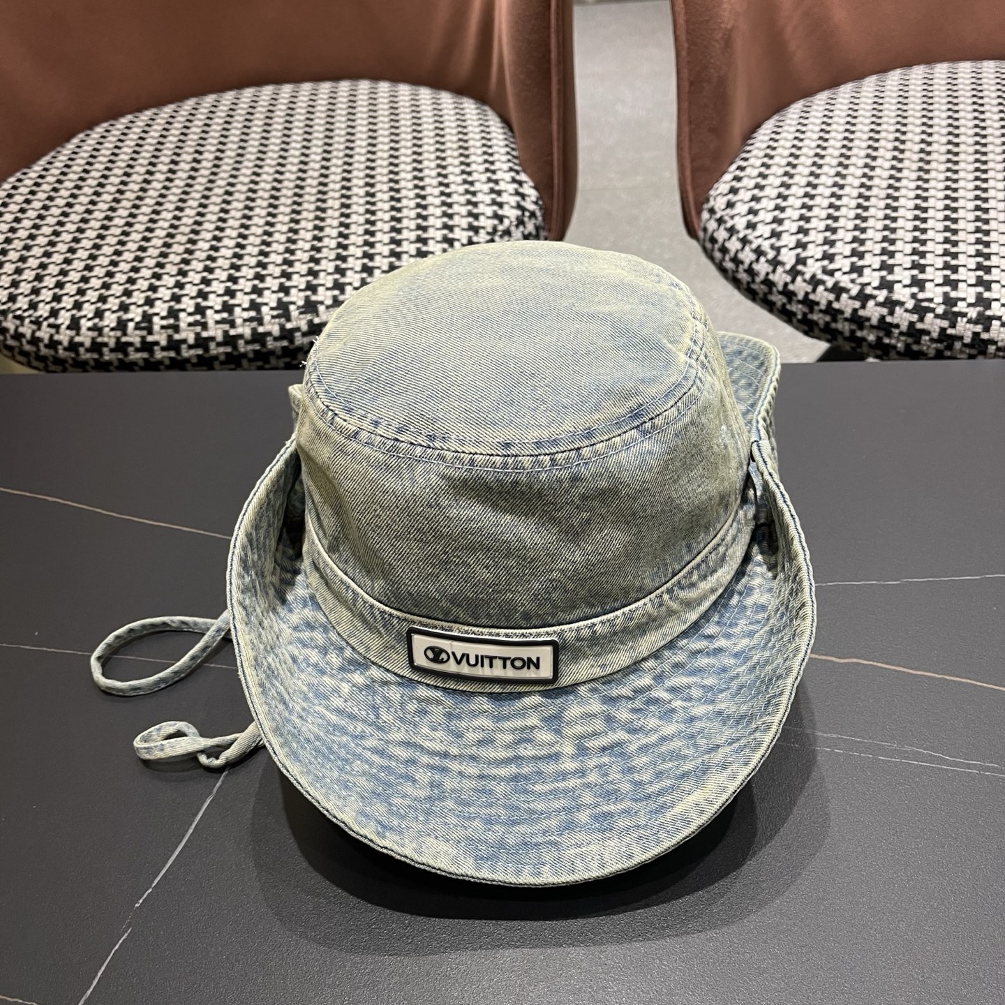 LV路易威登 牛仔渔夫帽男西部登山帽女徒步防晒帽男生夏季户外遮阳帽男款新款