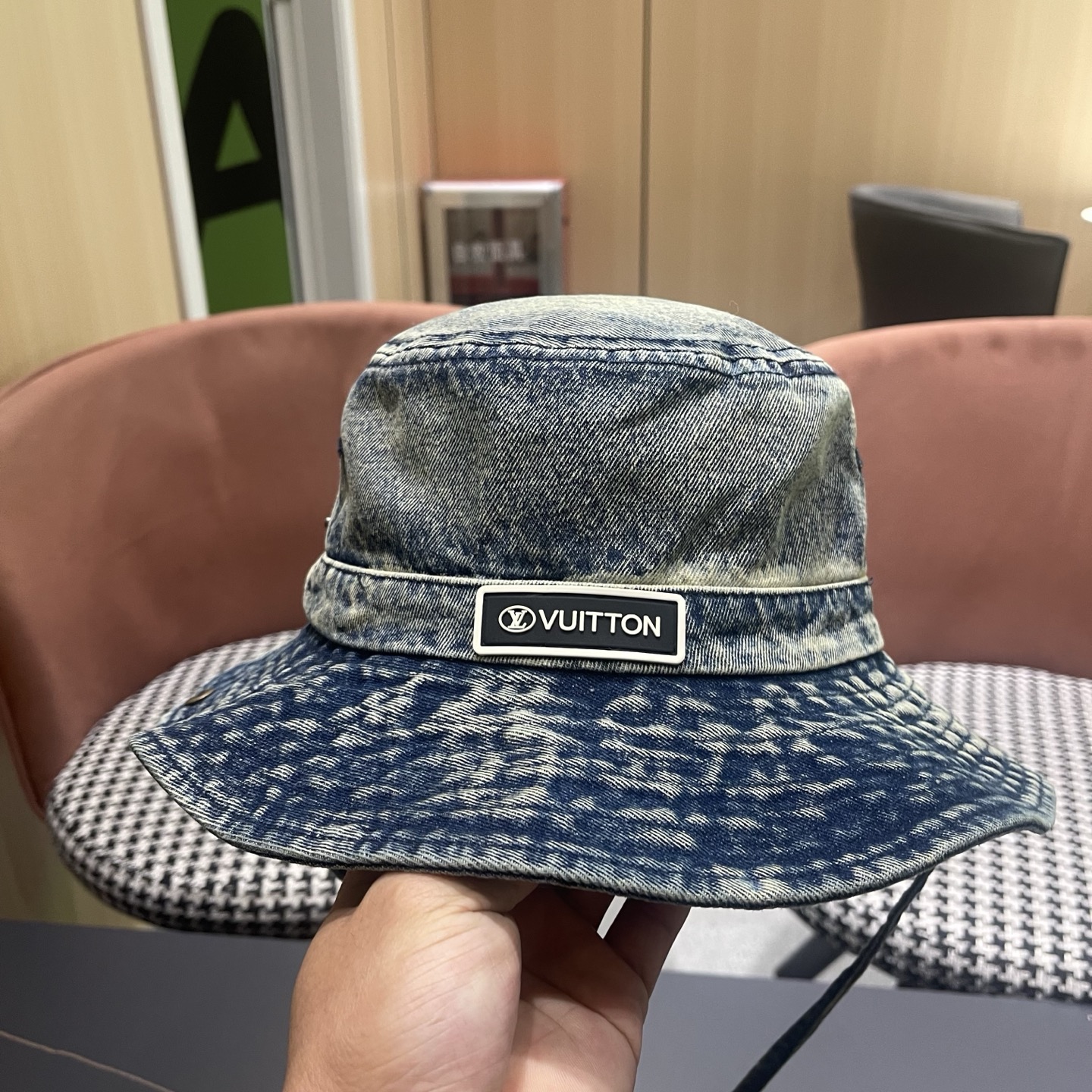 LV路易威登 牛仔渔夫帽男西部登山帽女徒步防晒帽男生夏季户外遮阳帽男款新款