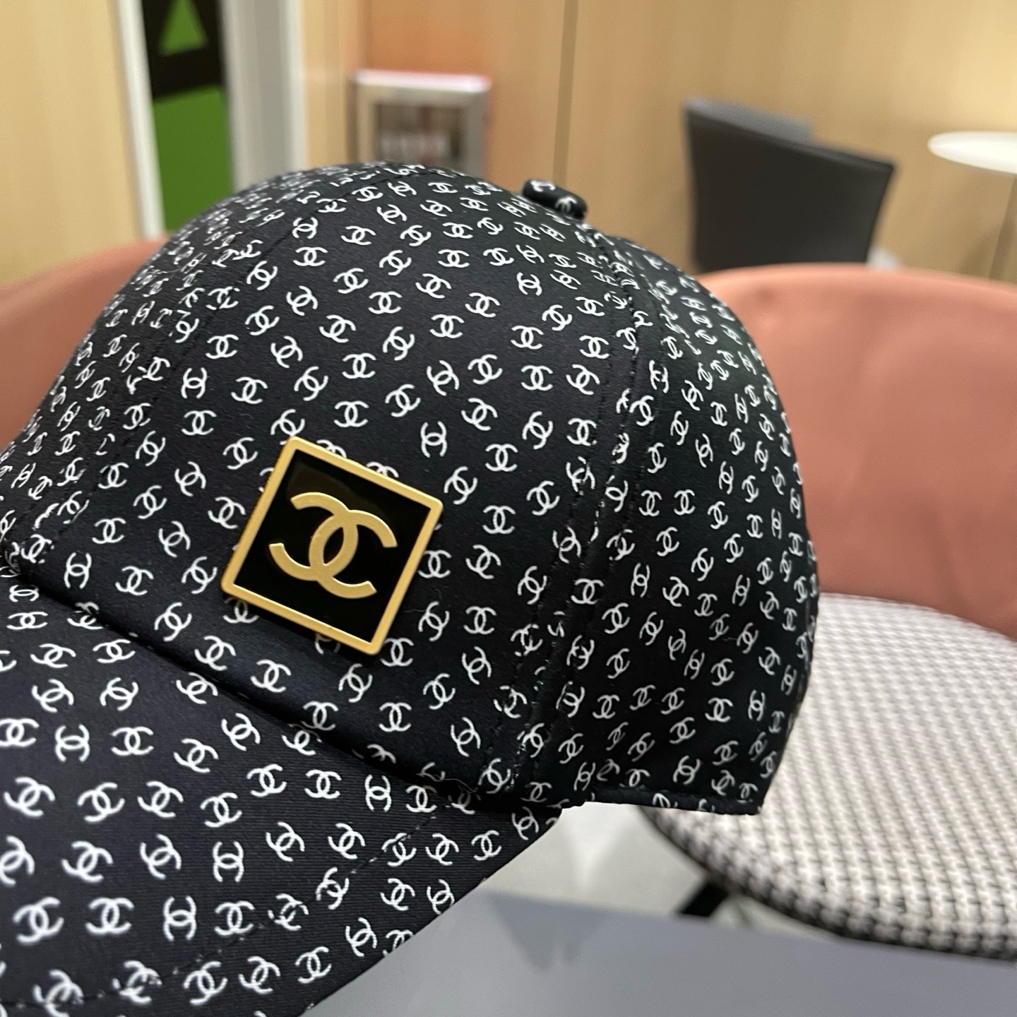 香奈儿CHANEL 新品硬顶棒球帽，小香logo经典简约，时尚休闲设计 跑量新品