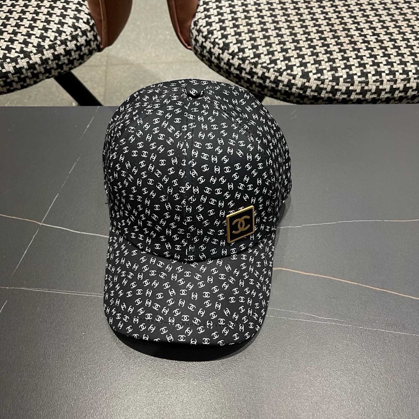 香奈儿CHANEL 新品硬顶棒球帽，小香logo经典简约，时尚休闲设计 跑量新品