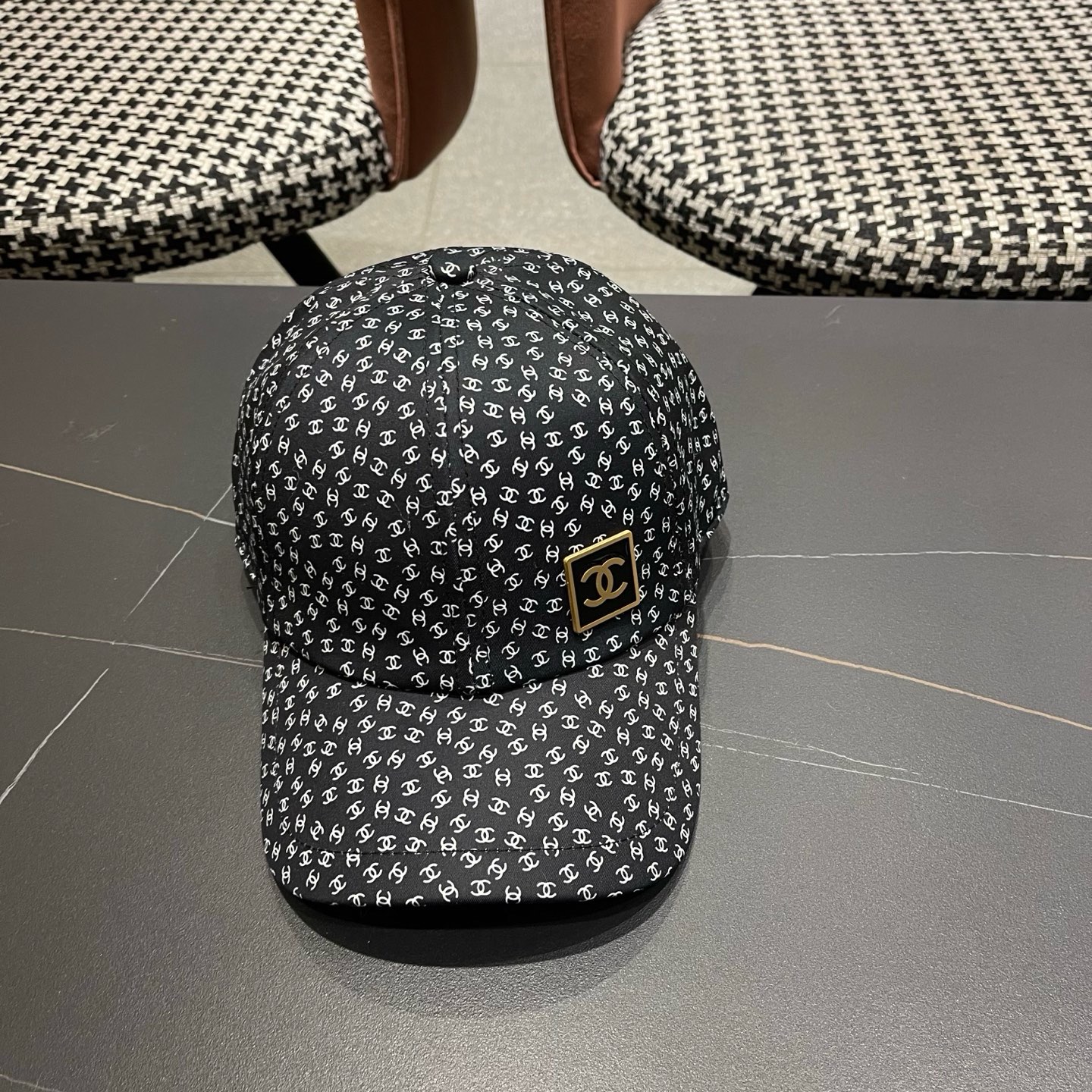 香奈儿CHANEL 新品硬顶棒球帽，小香logo经典简约，时尚休闲设计 跑量新品