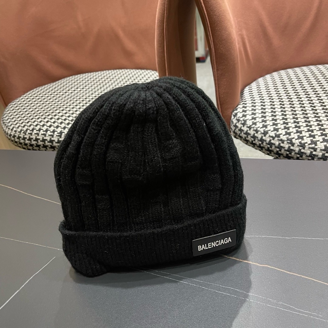 巴黎世家👒现货Balenciaga巴黎世家官网品质（非市场普通货，留意细节哦）秋冬新款毛线帽子，男女同款