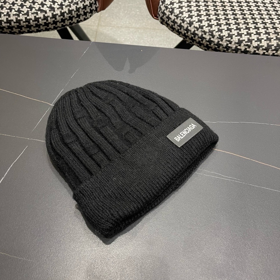 巴黎世家👒现货Balenciaga巴黎世家官网品质（非市场普通货，留意细节哦）秋冬新款毛线帽子，男女同款