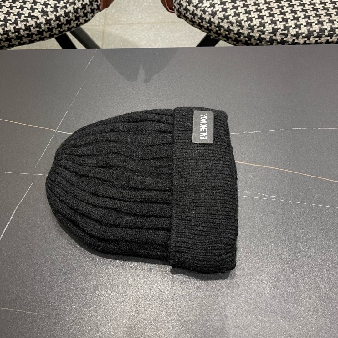 巴黎世家👒现货Balenciaga巴黎世家官网品质（非市场普通货，留意细节哦）秋冬新款毛线帽子，男女同款
