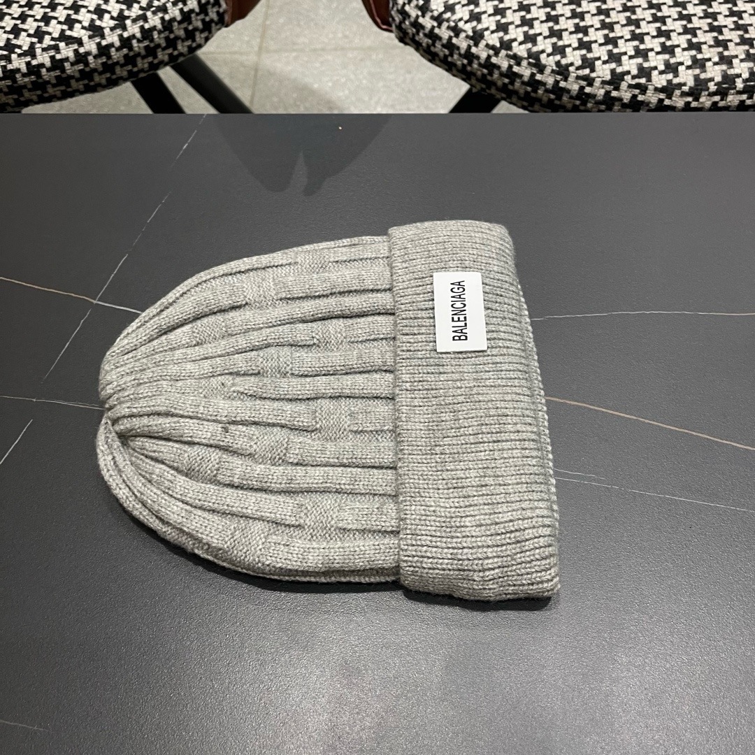 巴黎世家👒现货Balenciaga巴黎世家官网品质（非市场普通货，留意细节哦）秋冬新款毛线帽子，男女同款