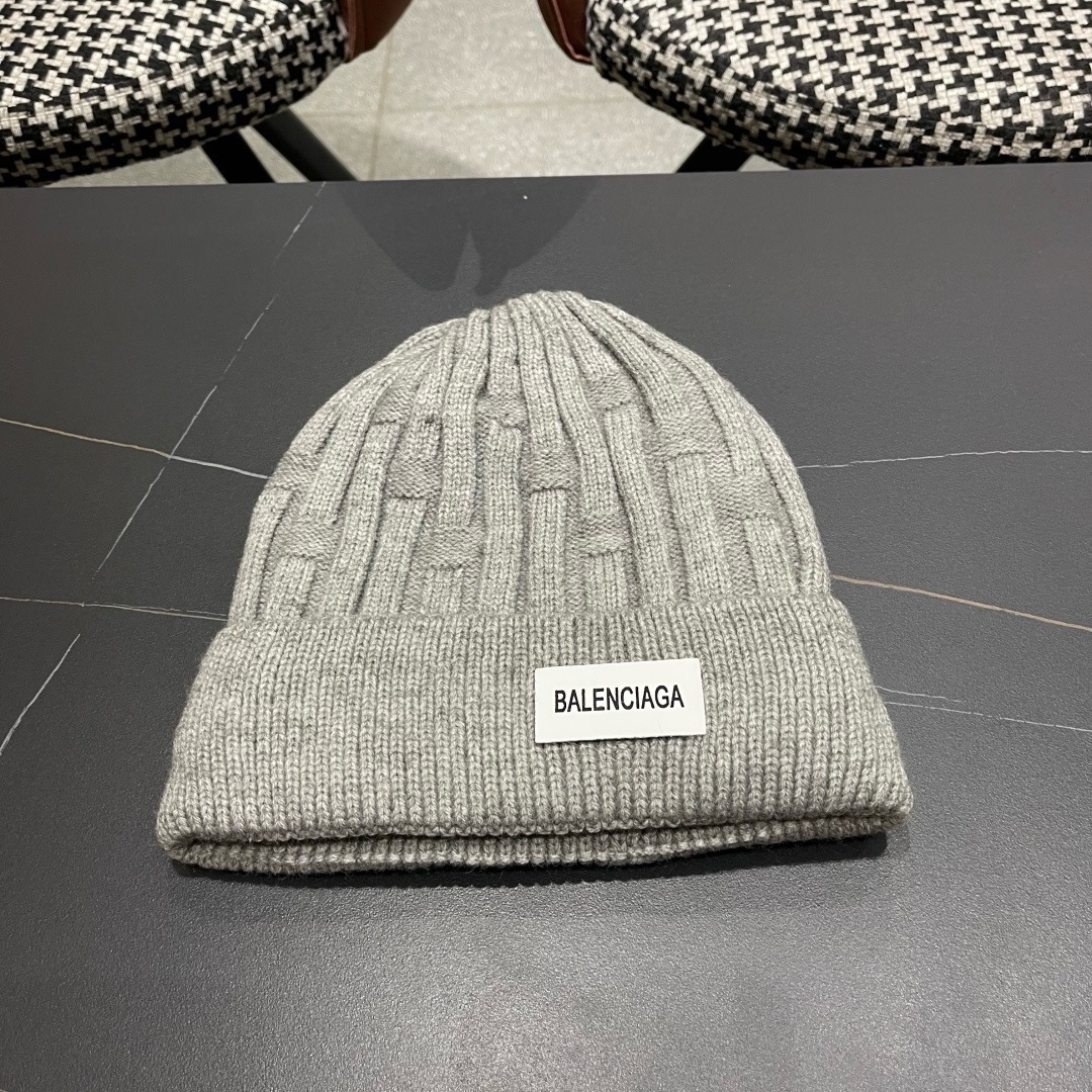 巴黎世家👒现货Balenciaga巴黎世家官网品质（非市场普通货，留意细节哦）秋冬新款毛线帽子，男女同款