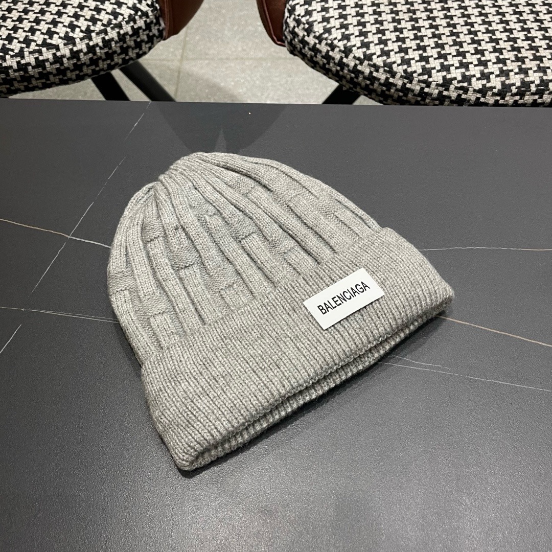 巴黎世家👒现货Balenciaga巴黎世家官网品质（非市场普通货，留意细节哦）秋冬新款毛线帽子，男女同款
