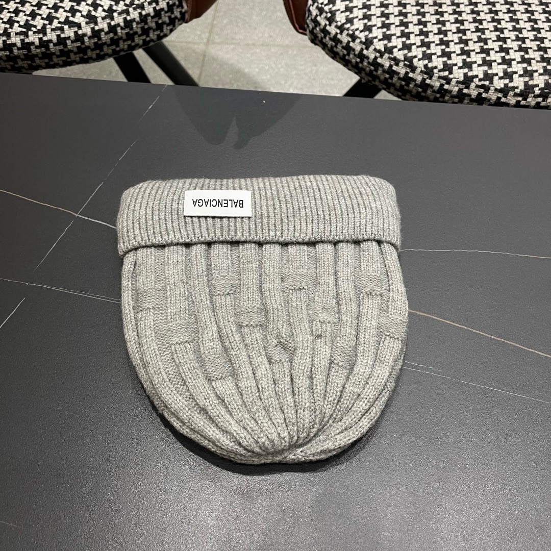 巴黎世家👒现货Balenciaga巴黎世家官网品质（非市场普通货，留意细节哦）秋冬新款毛线帽子，男女同款