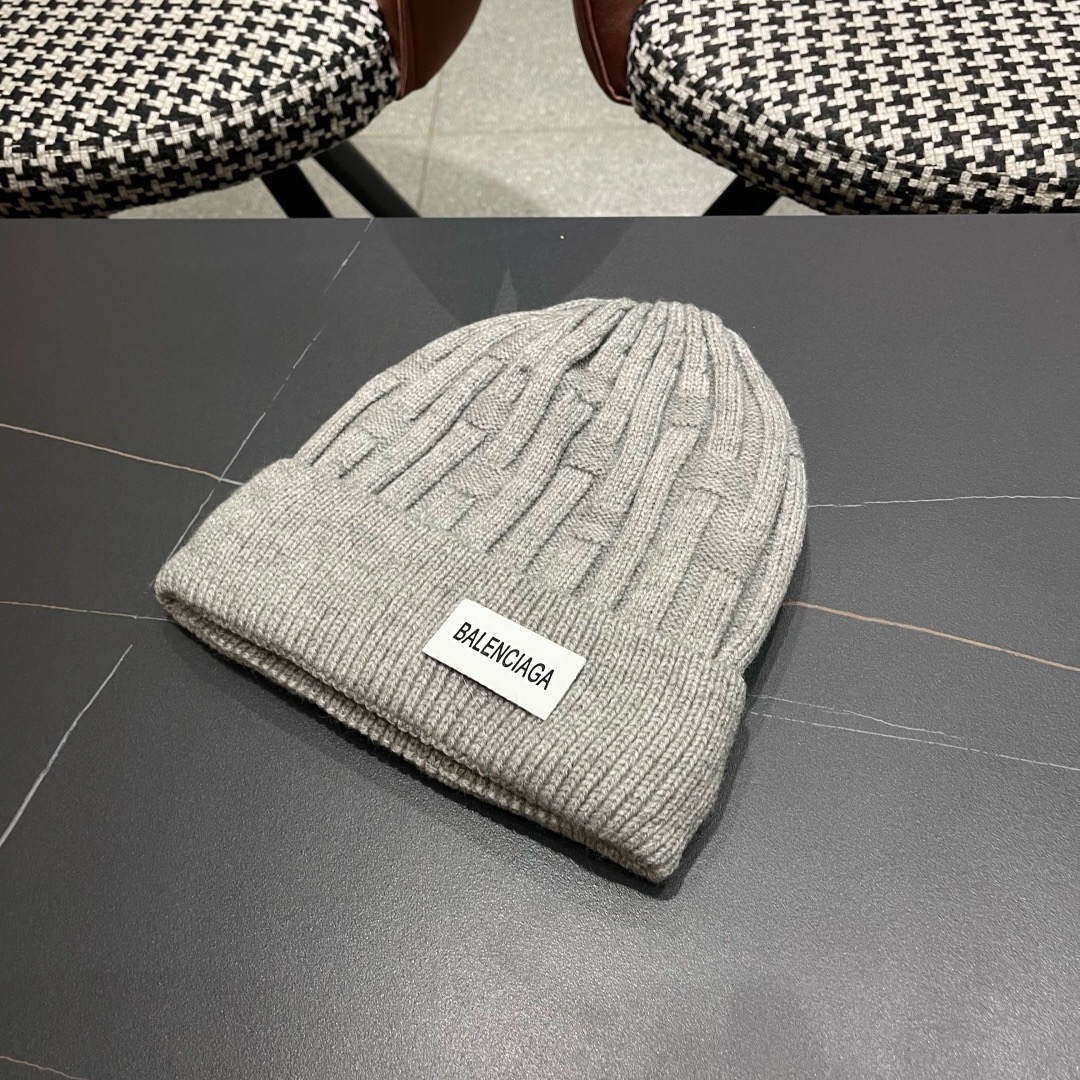 巴黎世家👒现货Balenciaga巴黎世家官网品质（非市场普通货，留意细节哦）秋冬新款毛线帽子，男女同款