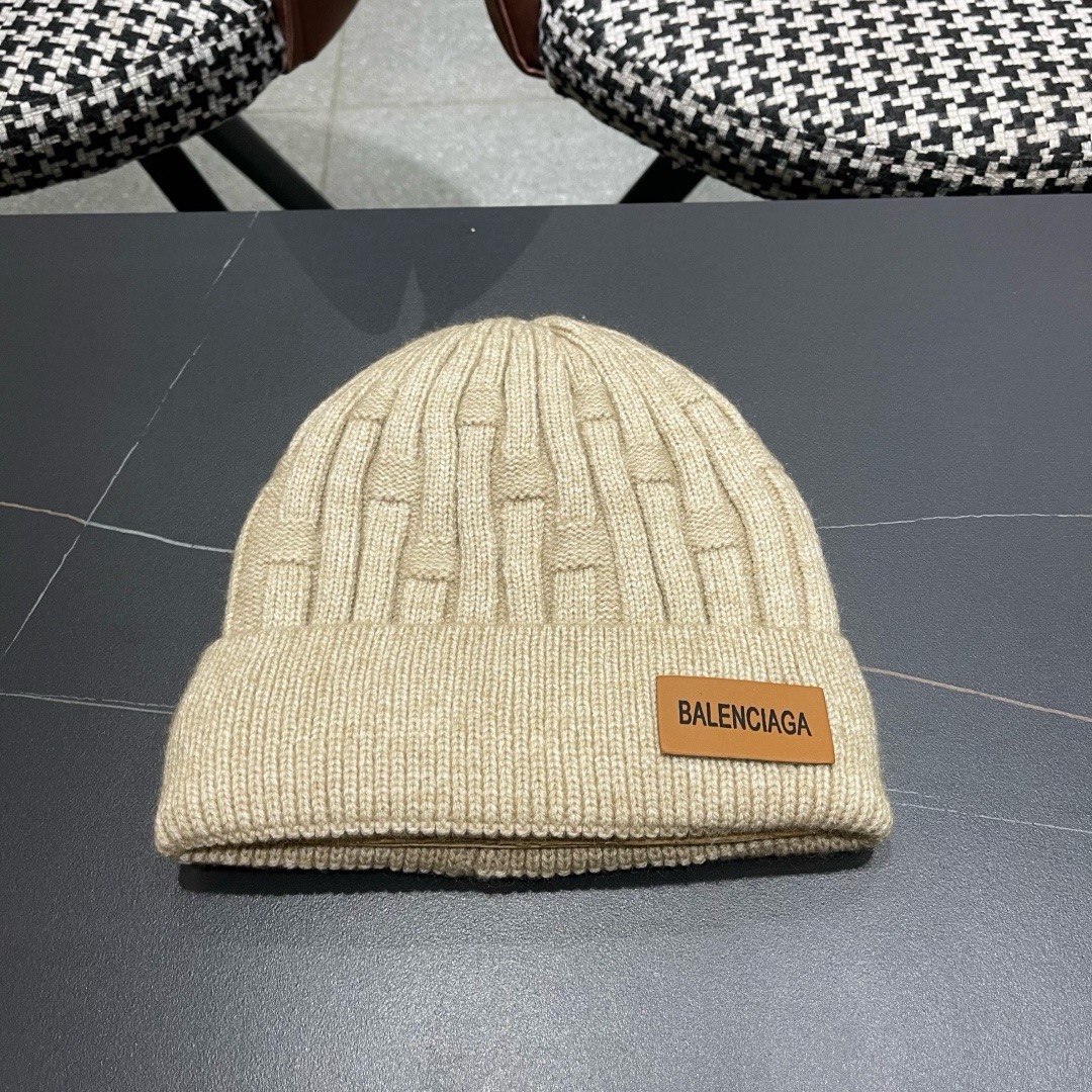 巴黎世家👒现货Balenciaga巴黎世家官网品质（非市场普通货，留意细节哦）秋冬新款毛线帽子，男女同款