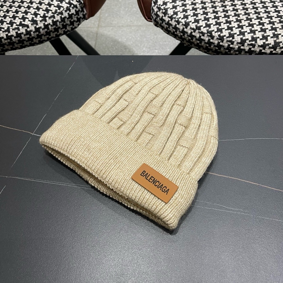 巴黎世家👒现货Balenciaga巴黎世家官网品质（非市场普通货，留意细节哦）秋冬新款毛线帽子，男女同款