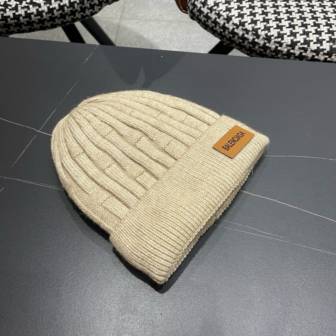 巴黎世家👒现货Balenciaga巴黎世家官网品质（非市场普通货，留意细节哦）秋冬新款毛线帽子，男女同款