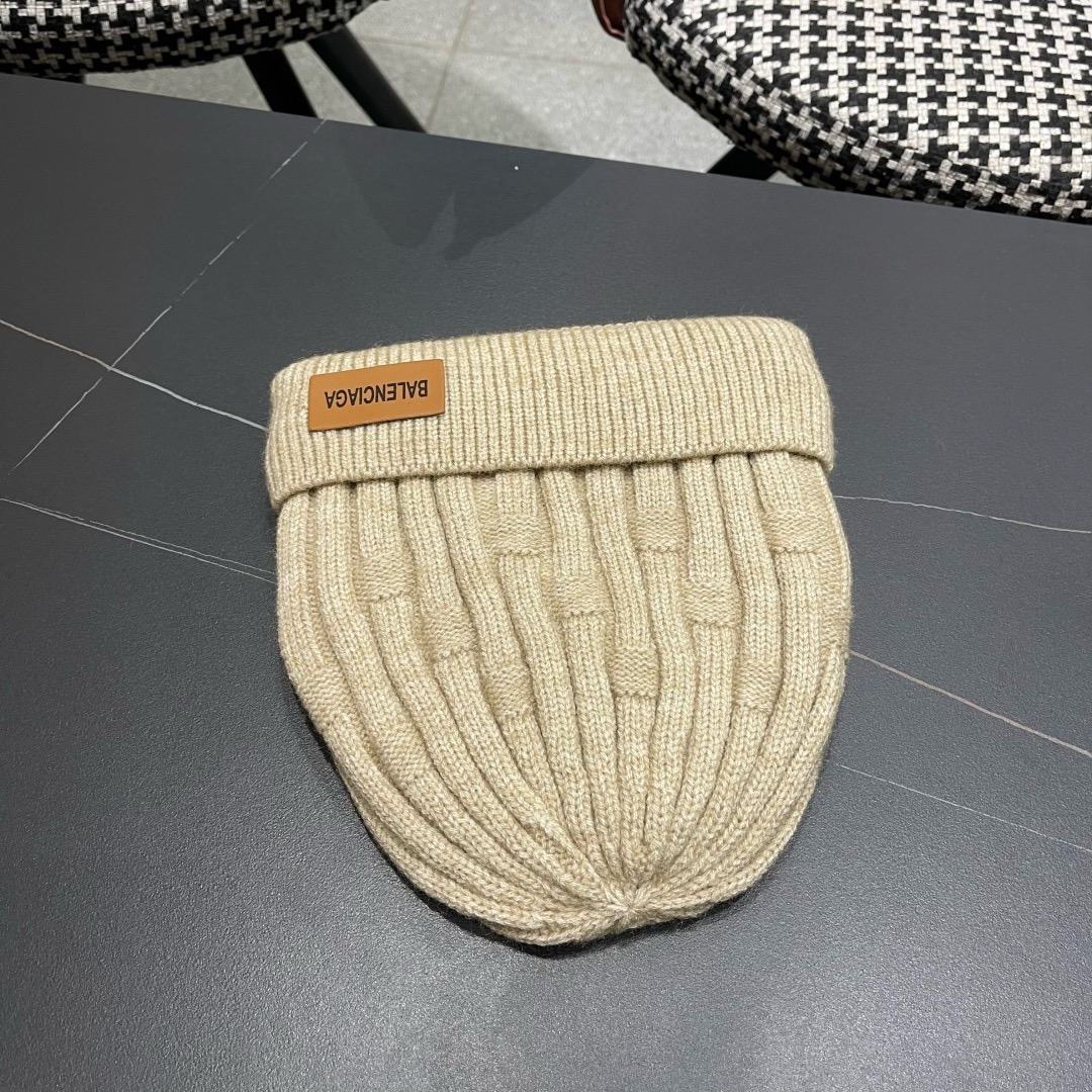 巴黎世家👒现货Balenciaga巴黎世家官网品质（非市场普通货，留意细节哦）秋冬新款毛线帽子，男女同款
