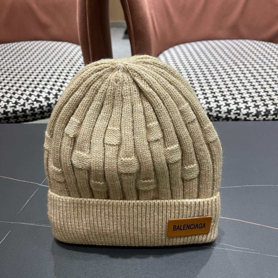 巴黎世家👒现货Balenciaga巴黎世家官网品质（非市场普通货，留意细节哦）秋冬新款毛线帽子，男女同款