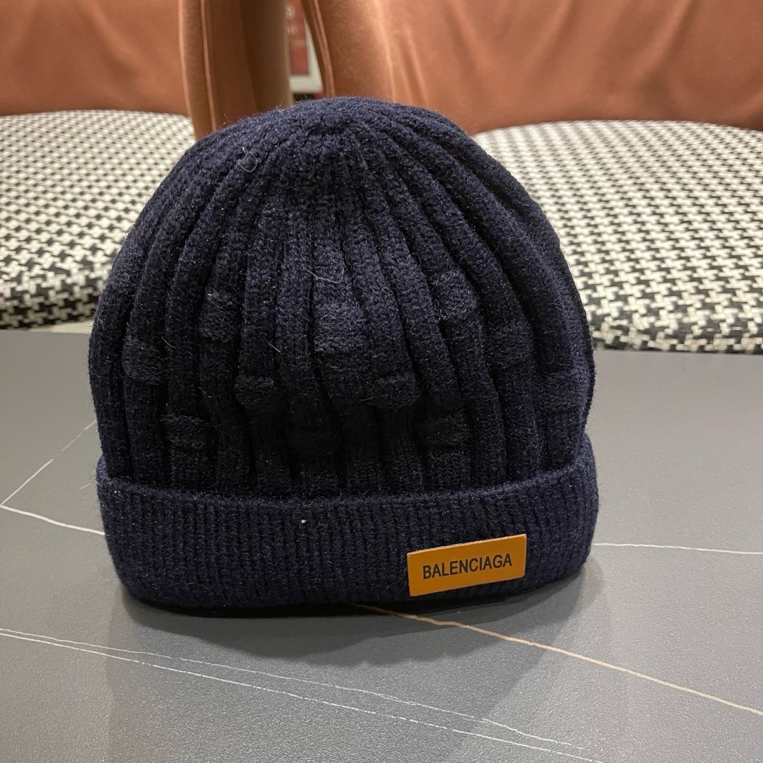 巴黎世家👒现货Balenciaga巴黎世家官网品质（非市场普通货，留意细节哦）秋冬新款毛线帽子，男女同款