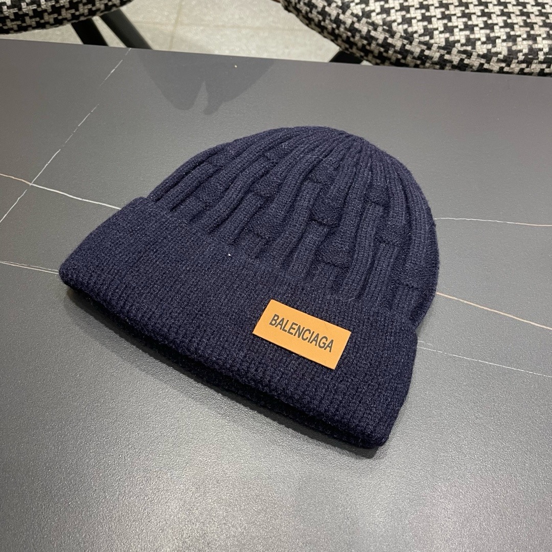 巴黎世家👒现货Balenciaga巴黎世家官网品质（非市场普通货，留意细节哦）秋冬新款毛线帽子，男女同款