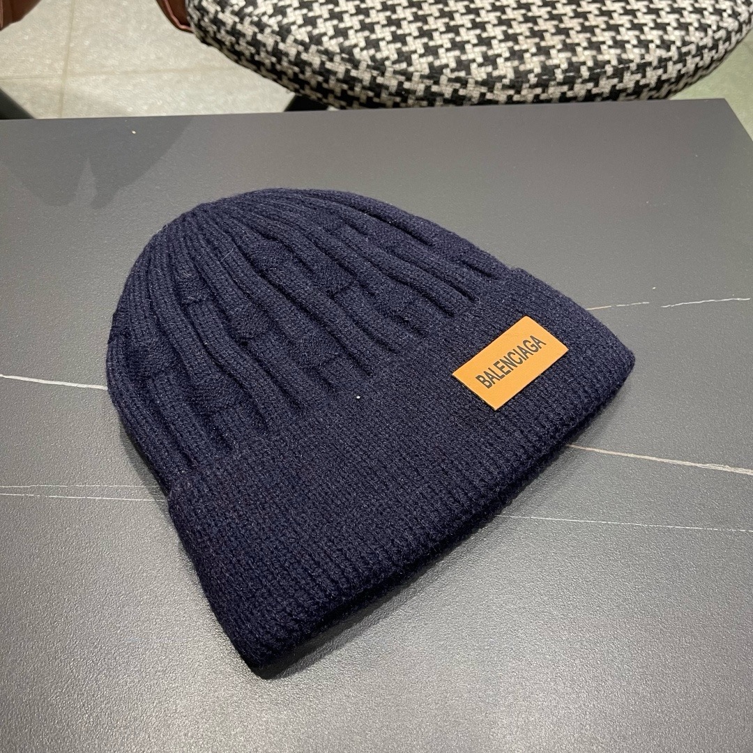 巴黎世家👒现货Balenciaga巴黎世家官网品质（非市场普通货，留意细节哦）秋冬新款毛线帽子，男女同款