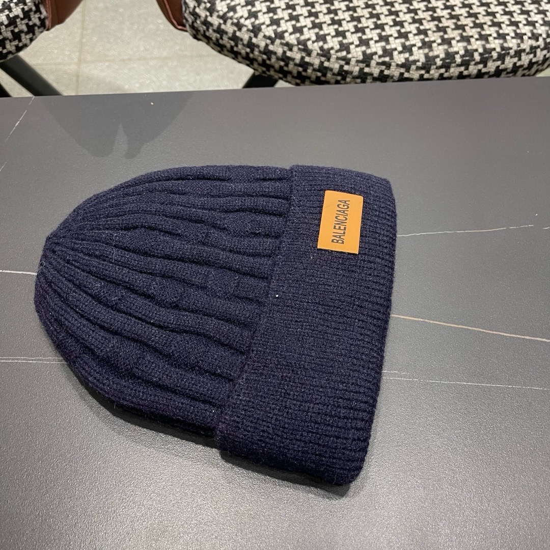 巴黎世家👒现货Balenciaga巴黎世家官网品质（非市场普通货，留意细节哦）秋冬新款毛线帽子，男女同款