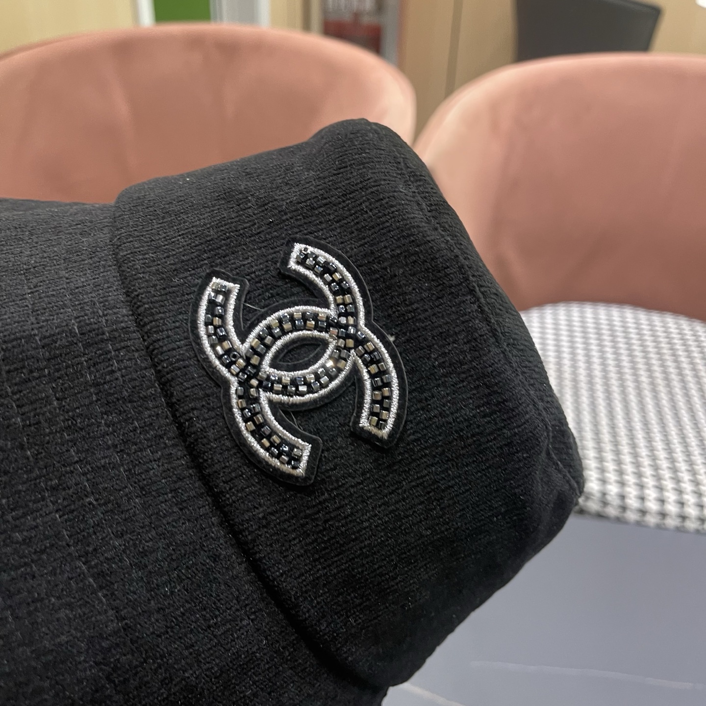 香奈儿CHANEL 渔夫帽女防紫外线遮阳帽大头围太阳盆帽潮