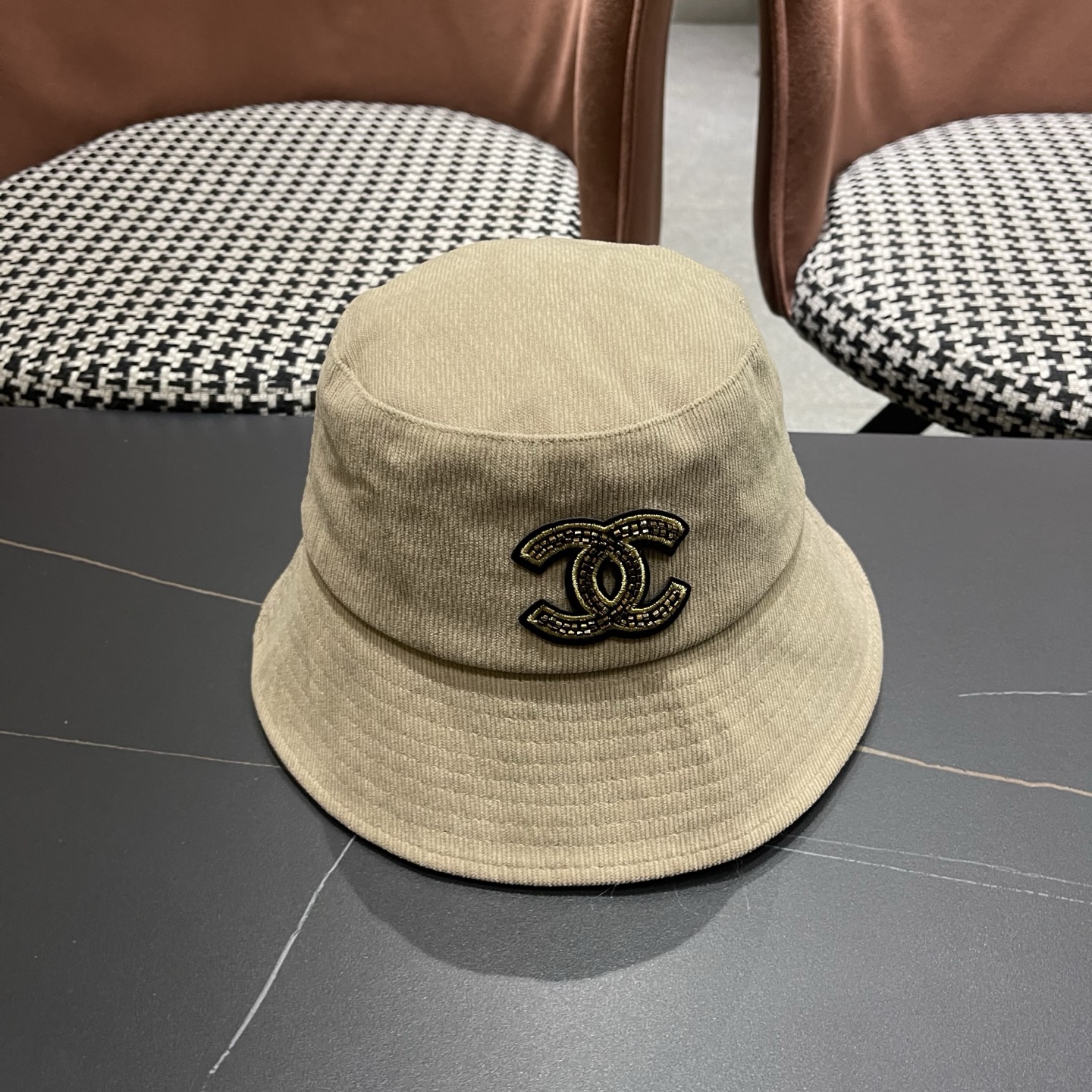香奈儿CHANEL 渔夫帽女防紫外线遮阳帽大头围太阳盆帽潮